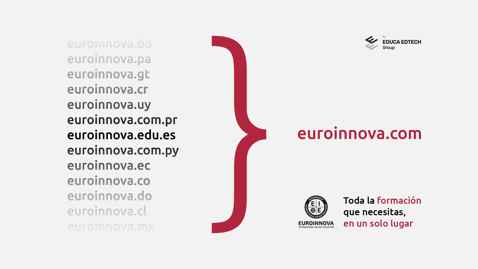 Euroinnova unifica sus dominios para continuar con su estrategia de expansión internacional